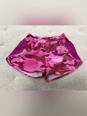 EUC LANDS END GIRLS ATHLETIC SHORTS PINK ACTIVE SHORTS